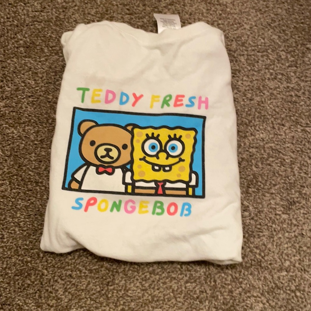 limited edition teddy fresh/ spongebob tee